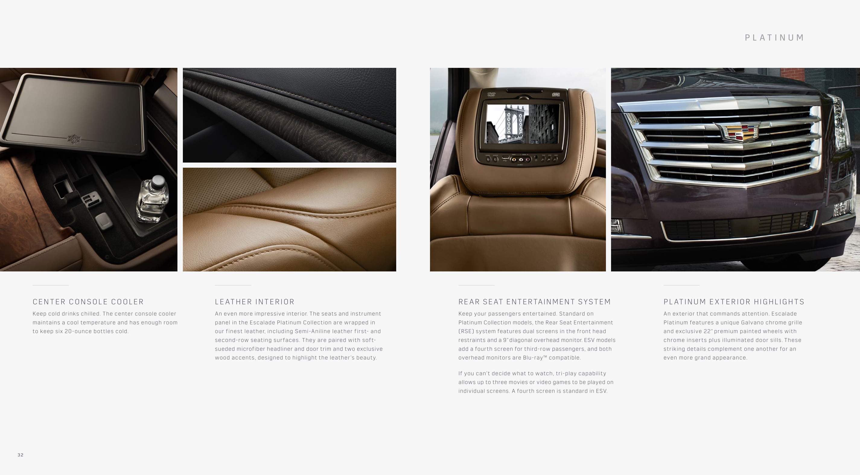 2016 Cadillac Escalade Brochure Page 4